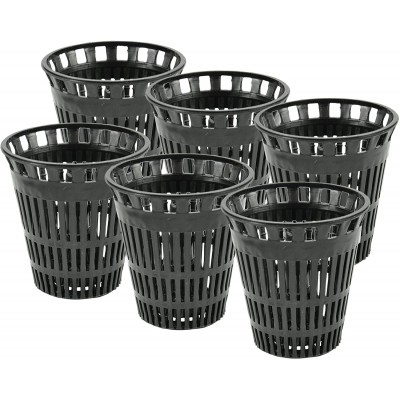 Danco 10739P Catcher Replacement Baskets for Stand-Alone Shower Trap | Hair Drain Clog Prevention Pack of 6 Black 6 Count