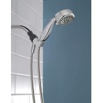 Delta Faucet 7-Spray Touch-Clean Hand Held Shower Head with Hose Chrome 75700