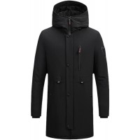 Heated Jackets for Men USB Charge- Outdoor Winter Warm Thermal Coat 3 Heats Zipper Parka Overcoat Windbreaker Plus Size