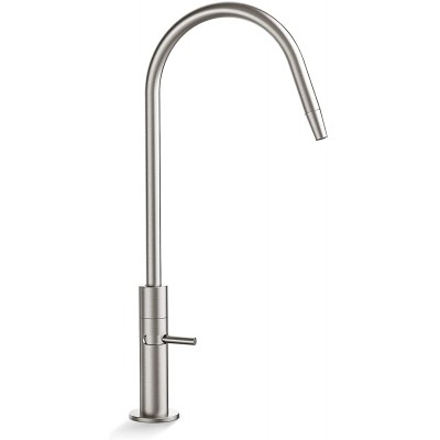 HGN Drinking Water Faucet Filtered Water Faucet Fits Most Reverse Osmosis Units or Water Filtration System in Non-Air Gap Kitchen RO Faucet SUS304 Stainless Steel Brushed Nickel