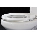 LUXE Bidet 4 piece Universal Toilet Seat Bumper Kit comes with Strong Adhesive