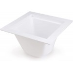 Oatey 42721 Floor-Mounted Utility Sink with 3 in. Socket White Small