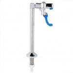 Push Cup Faucet Delay Faucet Net Tap Water Station Pedestal Glass Filler Grey Blue