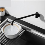 SHANG-JUN Pot Filler Faucet Copper ORB Wall-Mounted Single Cold Water Faucet Balcony Laundry Mop Pool Washbasin Faucet Rotatable Switch Faucet for Kitchen Sink Stove