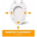 SlimEdge Simple Bidet Toilet Attachment in White with Dual Nozzle Fresh Water Spray Non Electric Easy to Install Brass Inlet and Internal Valve