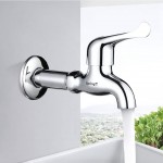 Springin Rust-Proof and Durable Quick Open Single Cold Water Faucets for Laundry Bathroom Washing Machine Mop Pool Tub