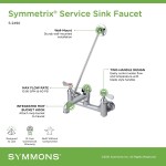 Symmons S-2490 Symmetrix Wall-Mounted Service Sink Faucet