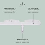 TUSHY Classic 3.0 Bidet Toilet Seat Attachment A Non-Electric Self Cleaning Water Sprayer with Adjustable Water Pressure Nozzle Angle Control & Easy Home Installation Platinum