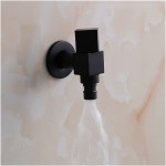 YINYANG Black Color Washing Machine Tap Cold Water Only Laundry Utility Faucet Wall Mounted