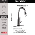 Delta Faucet Essa Touch Kitchen Faucet Brushed Nickel Kitchen Faucets with Pull Down Sprayer Kitchen Sink Faucet Touch Faucet for Kitchen Sink Touch2O Technology Arctic Stainless 9113T-AR-DST