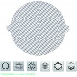 Disposable Hair Catcher Shower Drain Floor Sink Strainer Filter Mesh with Stickers for Bathroom and Kitchen 30 Pack Round Grey