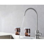 Drinking Water Filter Faucet Stainless Steel Brushed Nickel Kitchen Bar Sink，Lead-Free Modern Water Filter Faucet