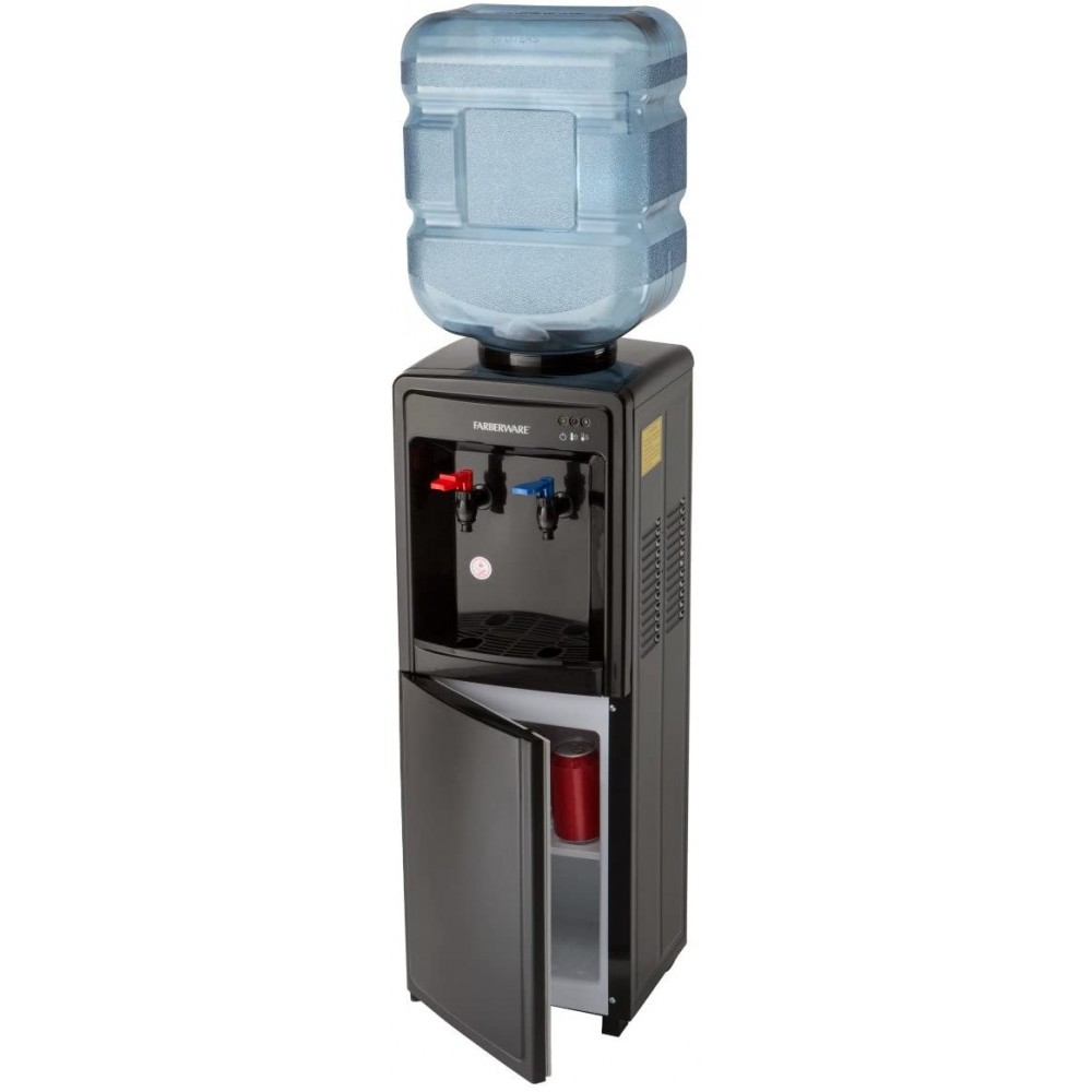 Farberware FW29919 Freestanding Hot and Cool Water Cooler Dispenser Black