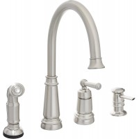 Moen 87042SRS One-Handle High Arc Kitchen Faucet Spot Resist Stainless