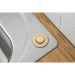 Moen AS-4201-BG Garbage Disposal Air Switch Coordinating Decorative Button Brushed Gold