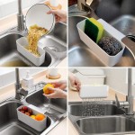 Sink Drain Strainer Basket HDYA Kitchen Food Waste Leftovers Food Catcher Garbage Corner Sink Strainer