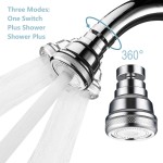 Srmsvyd Kitchen Faucet Sprayer Head Attachment 360° Rotatable Soild Brass Moveable Kitchen Tap Head High Pressure Faucet Booster Easy to Wash Dishes Wash Vegetables and Wash Fruits. …