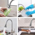 Srmsvyd Kitchen Faucet Sprayer Head Attachment 360° Rotatable Soild Brass Moveable Kitchen Tap Head High Pressure Faucet Booster Easy to Wash Dishes Wash Vegetables and Wash Fruits. …