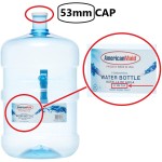 Threaded Screw-On Caps for 3 and 5 Gallon Water Bottle Jugs 3 pk 53mm White