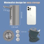 Universal Water Bottle Pump Dispenser 5 Gallon: KitchenBoss Portable Electric Water Pump | Foldable Automatic Water Bottle Pump | USB Charging | 1-5 Gallon Water Bottle Switch