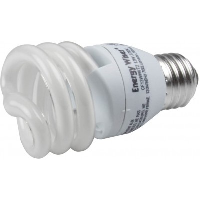 Bulbrite 13W 120V Warm White CFL Bulb E26 Base