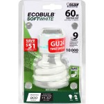 Feit BPESL13T GU24 12 60W Equivalent CFL Twist GU24 Base Bulb 12-Pack Soft White