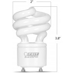 Feit BPESL13T GU24 12 60W Equivalent CFL Twist GU24 Base Bulb 12-Pack Soft White