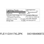 GE 49687 11-Watt A17 Energy Smart Ceiling Fan CFL Light Bulb 2-Pack