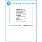 GE 75412 20-Watt CFL Spiral Reveal Light Bulb 75-Watt Equivalent 2-Pack