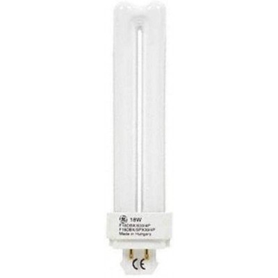 GE Lighting Energy Smart CFL 97598 18-Watt 1250-Lumen Double Biax Light Bulb with G24Q-2 Base 10-Pack