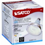 Satco S7201 23-Watt Medium Base PAR38 2700K 120V Equivalent to 75-Watt Incandescent Lamp with U.L. Wet Location Listed