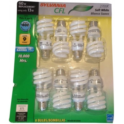 Sylvania CF13EL CFL Soft White Light Bulb