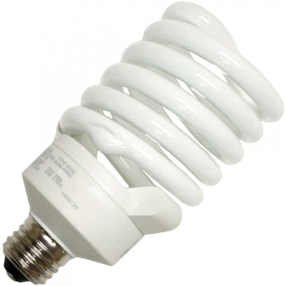 TCP 4894235k 42-watt 3500-Kelvin Full Springlamp CFL Light Bulb
