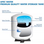 APEC Water Systems TANK-4 4 Gallon Residential Pre-Pressurized Reverse Osmosis Water Storage Tank,White