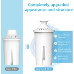 AQUA CREST NSF TÜV SÜD Certified Pitcher Water Filter Replacement for Brita Water Filters Pitchers Dispensers Brita Classic OB03 Mavea 107007 35557 and More Pack of 3