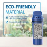 FilterLogic CRF-950Z NSF Certified Pitcher Water Filter Replacement for Pur Pitchers and Dispensers PPT700W CR-1100C and PPF951K Water Filter Pack of 3
