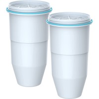 Filterlogic ZR-017 Replacement Water Filters Replacement for Zerowater Pitchers and Dispensers Pack of 2