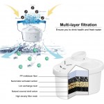 Hskyhan Alkaline Water Filter Replacement Pitcher Water Filters Cartridge Improve PH 7 Stage Filteration System To Purify 2 Pack