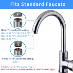 Long-Lasting Faucet Water Filter for Bathroom Sink .Kitchen Faucet Water Purifier.Hard Water Softener.Relieve Dry Rough&Itchy Skin Suitable For Sensitive Skin.Make Skin Smooth &Tender. Tylola TWF-01