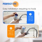 PUREPLUS RF9999 Faucet Filter Replacement for PUR Water Filters RF-9999 FM-2500V FM-3700 PFM150W PFM350V PFM400H PUR-0A1 PFM450S Used for PUR Classic Advanced & Horizontal Faucet Mounts 6Pack