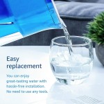 Waterdrop Replacement for Pur Water Filter CRF-950Z NSF Certified Pitcher Water Filter Compatible with Pur Pitchers and Dispensers PPT700W CR-1100C and PPF951K Water Filter Pack of 4