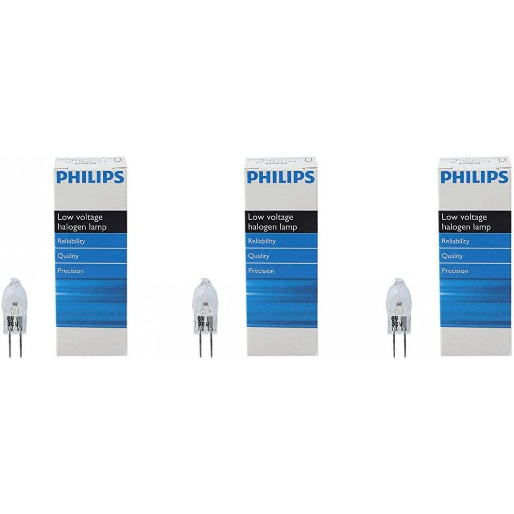3 Pack Philips Halogen Non-Reflector 5761 30W G4 6V Light Bulb