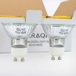 GU10 Base 110V 120V 50 Watt Halogen Bulbs MR16 Reflector Flood Replacement Light Bulbs for Kitchen Hood,Ceiling Fan,Table Lamps