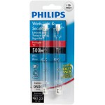 Philips 415729 500-Watt 4.7-Inch T3 RSC 120-Volt Light Bulb with Double Ended Base 2-Pack