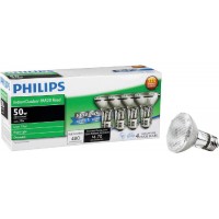 Philips PAR20 Halogen Floodlight Light Bulb 4 Pack