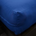 Mozaic Full Size 8-inch Cotton Twill Gel Memory Foam Futon Mattress Blue