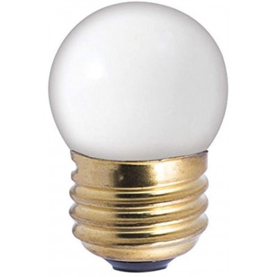 10 Pack Bulbrite 702007 7.5S11W White 7.5 Watt S11 Light Bulb 130 Volt Long Life
