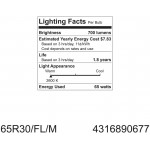 GE Lighting 65-Watt 610-Lumen R30 Floodlight Bulb Soft White 6 Pack