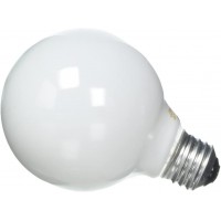 GE Soft White Decorative 60W Incandescent G25 Globe Light Bulbs 1.4 Year Life 8 Pack 60 Watts