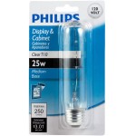 Philips 415851 Display and Cabinet 25-Watt T10 Clear Light Bulb